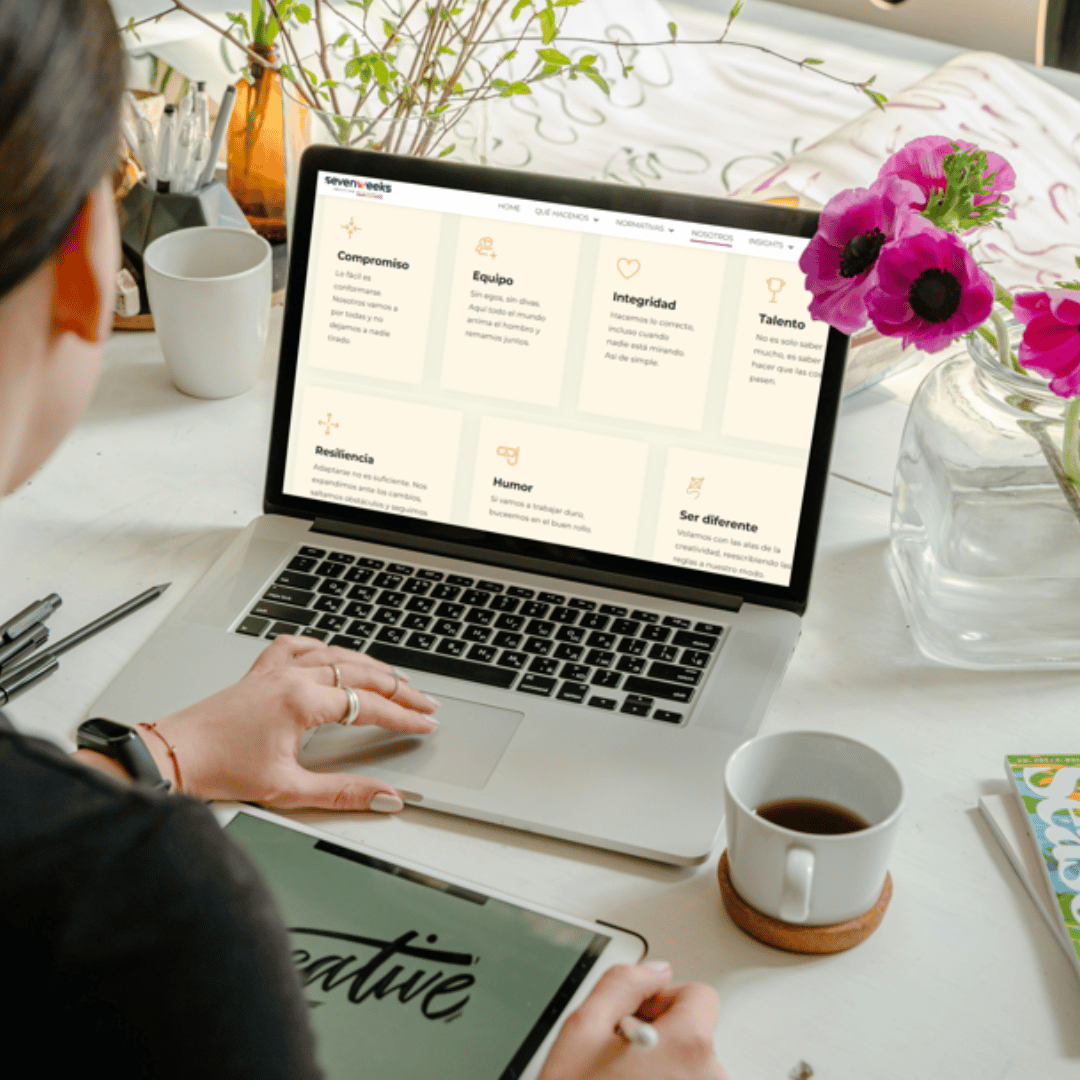 seo avanzado y posicionamiento- imagen con web con trabajo de seo